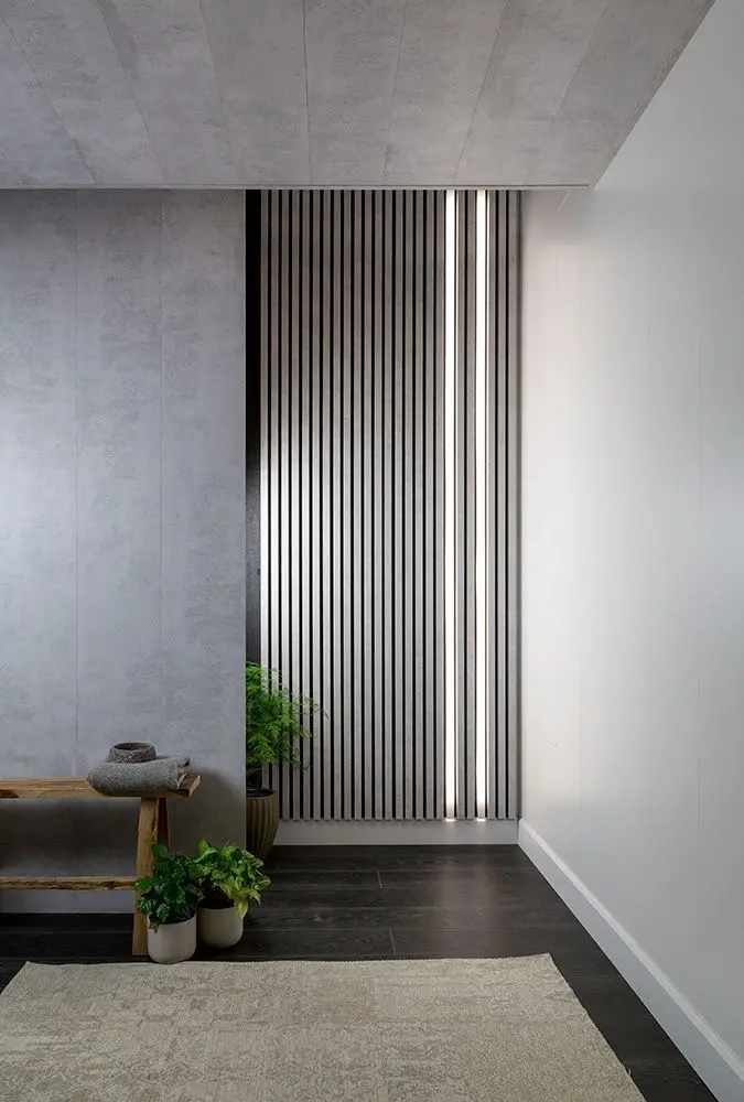 Wall Panel WPC Color Light Grey - Imagen 2